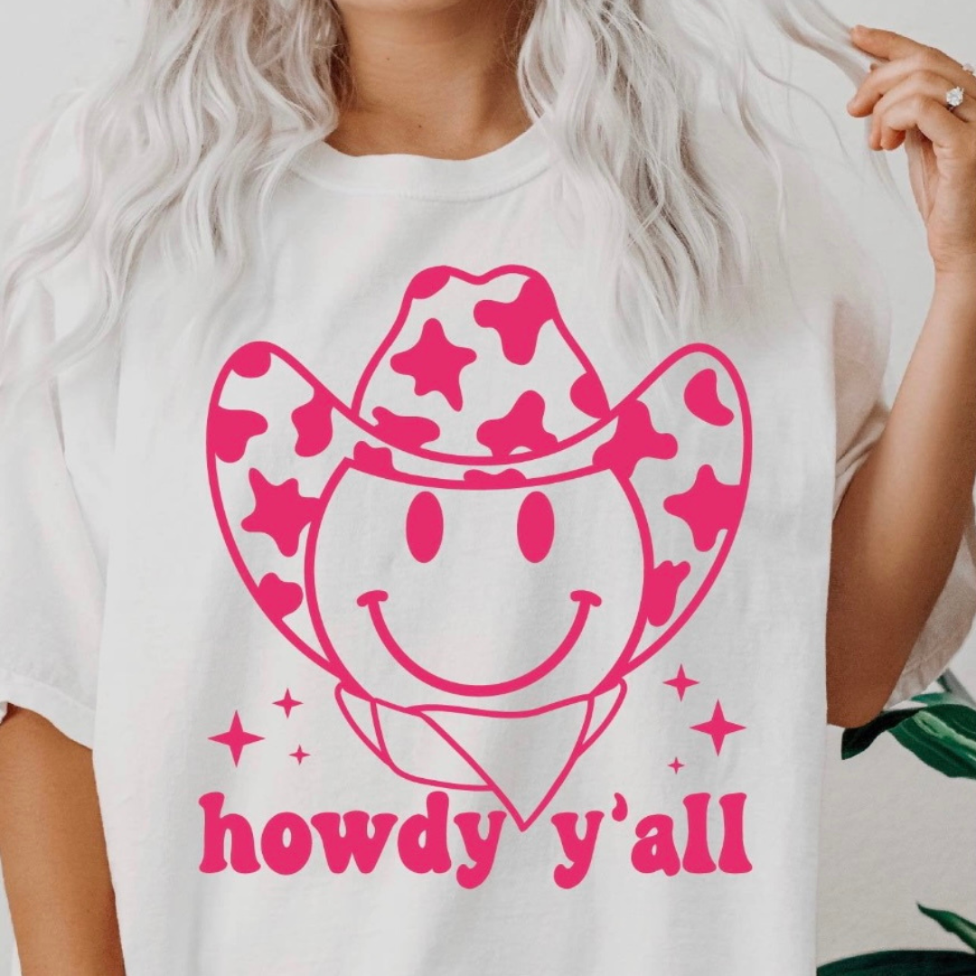 Pink Howdy YALL