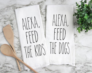 Kids/Dogs Tea Towel SET