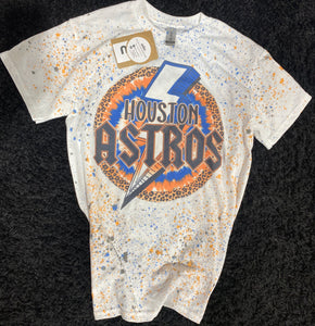 Houston Astros Paint Splatter